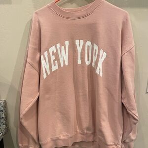 Brandy Melville Light Pink Sweatshirt